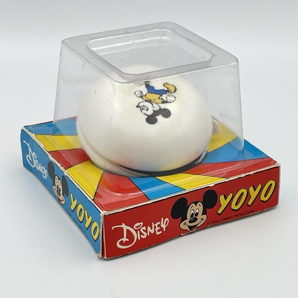 Vintage 1980s Disney Mickey Mouse Yo-Yo New Sealed In‎ Package Monogram Products